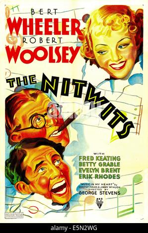 the nitwits top right betty grable bottom left from top robert woolsey e5n2wg