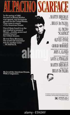 poster scarface incorniciato