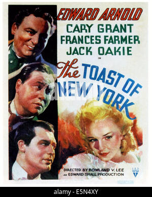 THE TOAST OF NEW YORK, left from top: Edward Arnold, Jack Oakie, Cary Grant, right: Frances Farmer, 1937 Stock Photo