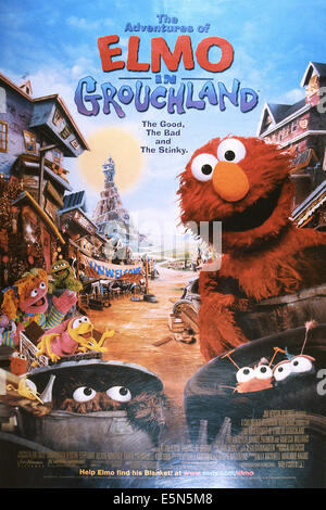 THE ADVENTURES OF ELMO IN GROUCHLAND, Elmo (bottom), from left: Big ...