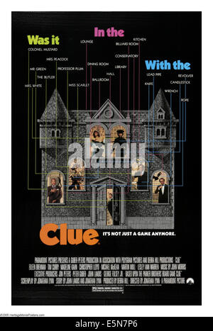 CLUE, from left: Tim Curry, Kellye Nakahara, 1985. ©Paramount Pictures ...