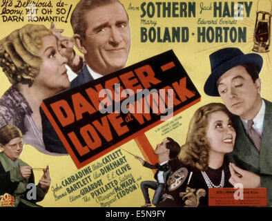 Danger--love At Work, Ann Sothern, Jack Haley, Edward Everett Horton 