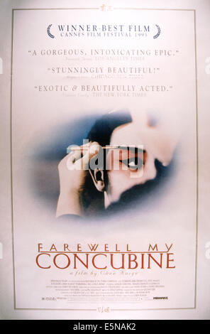 FAREWELL MY CONCUBINE, (aka BA WANG BIE JI), Leslie Cheung, 1993, © Miramax/courtesy Everett Collection Stock Photo