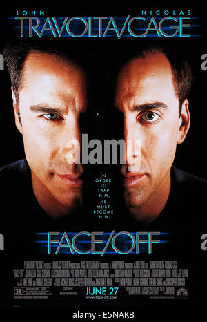 FACE/OFF, from left: John Travolta, Nicolas Cage, 1997, ©Paramount ...