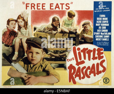 FREE EATS, Dickie Moore (front), rear from left: Kendall McComas, Dorothy DeBorba, Jackie Cooper, Mary Ann Jackson, Norman Stock Photo