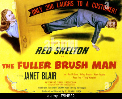 THE FULLER BRUSH MAN, Janet Blair, Red Skelton, 1948 Stock Photo