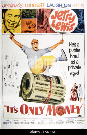 IT'S ONLY MONEY, Jerry Lewis, 1962 Stock Photo - Alamy