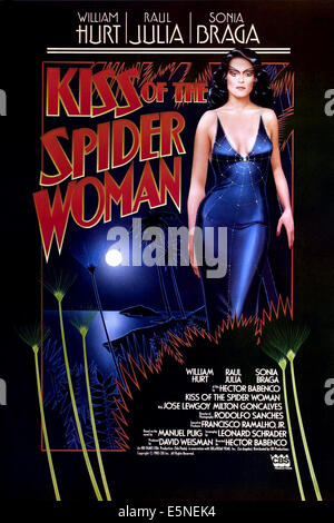 KISS OF THE SPIDER WOMAN, Sonia Braga, 1985 Stock Photo