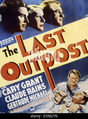 THE LAST OUTPOST, Cary Grant, Gertrude Michael, Claude Rains, 1935 Stock Photo