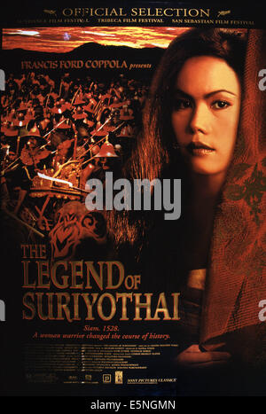 THE LEGEND OF SURIYOTHAI, poster, M.L. Piyapas Bhirombhakdi, 2001. © Sony Pictures Classics/courtesy Everett Collection Stock Photo