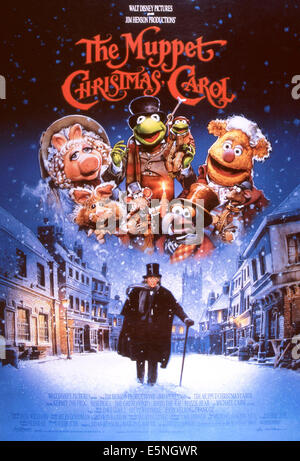 THE MUPPET CHRISTMAS CAROL, Tiny Tim, Kermit the Frog, Miss Piggy, 1992 ...