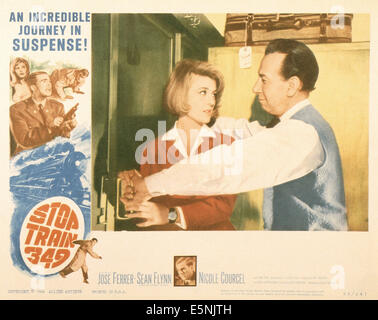 Stop Train 349 Aka Verspatung In Marienborn Jose Ferrer 1963 Stock