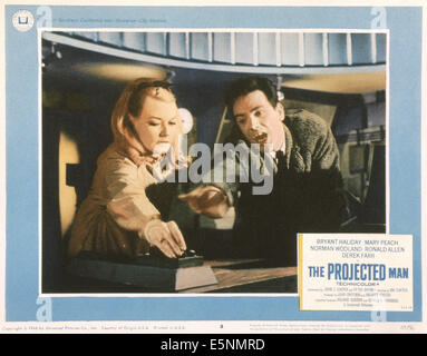 THE PROJECTED MAN, US poster art, 1966 Stock Photo - Alamy