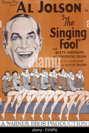 THE SINGING FOOL, Al Jolson, 1928 Stock Photo