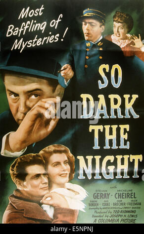 SO DARK THE NIGHT, Steven Geray, 1946 Stock Photo - Alamy