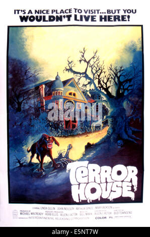 TERROR HOUSE, (aka CLUB DEAD; TERROR AT RED WOLF INN; TERROR AT THE RED