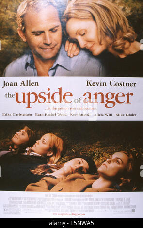 THE UPSIDE OF ANGER, US poster, top from left: Kevin costner, Joan Allen, bottom from left: Alicia witt, Erika Christensen, Stock Photo