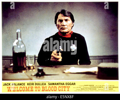 WELCOME TO BLOOD CITY (aka BLOOD CITY), Jack Palance, 1977 Stock Photo