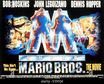 Super Mario Bros. (1993) Thai Movie Poster Hand-Painted Original