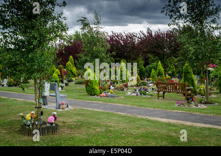 Basildon Cemetery and Memorial Gardens Stock Photo