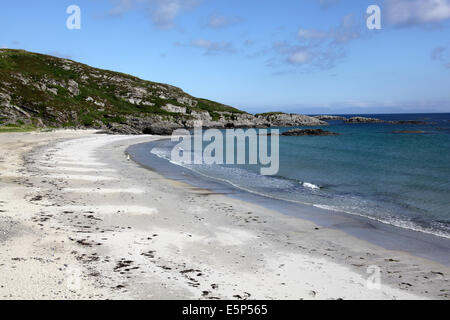 Ardalanish Beach on the Ross of Mull, Isle of Mull, Scotland, July 2014 Stock Photo