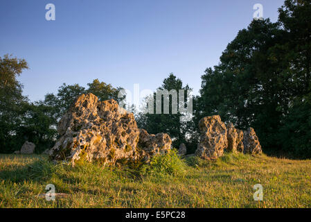 The Rollright stones, Oxfordshire, England. Stock Photo