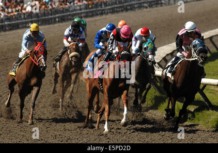 Horse racing at Hastings Park, Vancouver, British Columbia, Canada ...