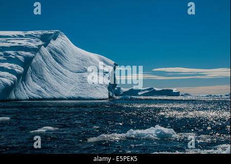 Huge icebergs, Cierva Cove, Chavdar Peninsula, Antarctica Stock Photo