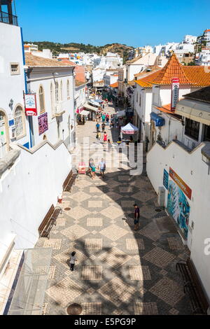 Rua 5 de Outobro, Albufeira, Algarve, Portugal, Europe Stock Photo