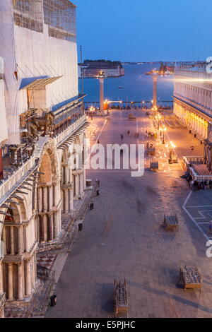 Piazza San Marco in Venice, UNESCO World Heritage Site, Veneto, Italy, Europe Stock Photo