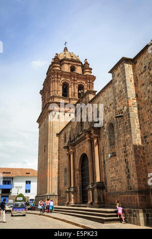 Santo Domingo church at the Qorikancha, Cuzco, UNESCO World Heritage Site, Peru, South America Stock Photo