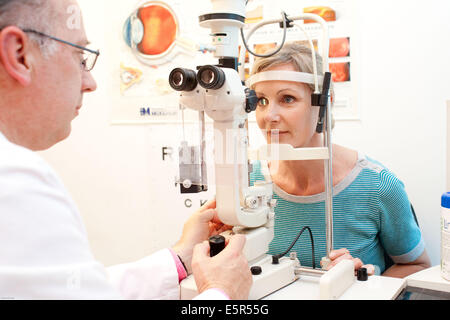 Fundus oculi. Stock Photo