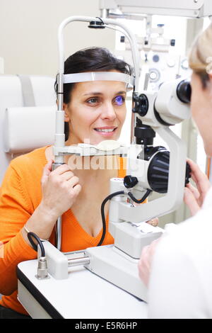 Ophthalmology, Fundus oculi. Stock Photo