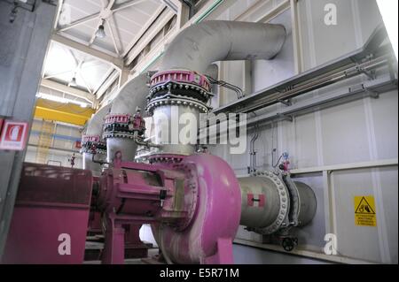 ENEL thermoelectric power plant Palladio in Fusina (Venice, Italy) Stock Photo