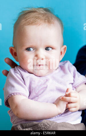 5 month old baby girl. Stock Photo