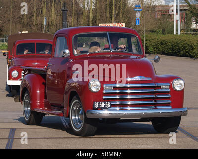 1953 Chevrolet 3100 Pick-Up, Dutch licence registration BE-50-56, pic2 Stock Photo
