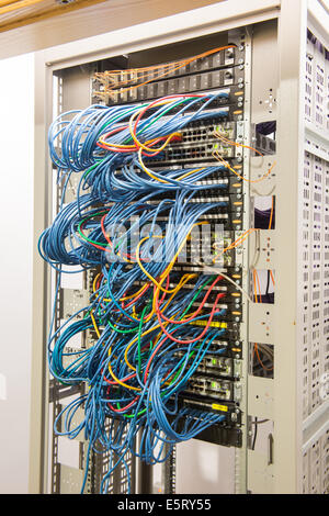 Large networking hub Stock Photo