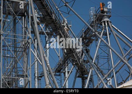 Bucyrus, Ohio - A grain elevator operated by Hord Livestock Stock Photo ...