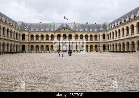 Courtyard of the Museum of the Army in Hotel des Invalides, Paris, France Stock Photo