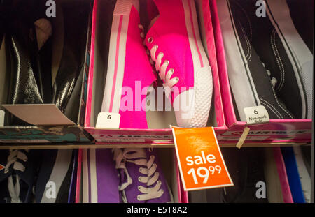 Airwalk sneakers in a Payless ShoeSource store in New York Stock Photo