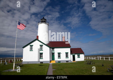 New Dungeness Light Station, Sequim, WA Stock Photo