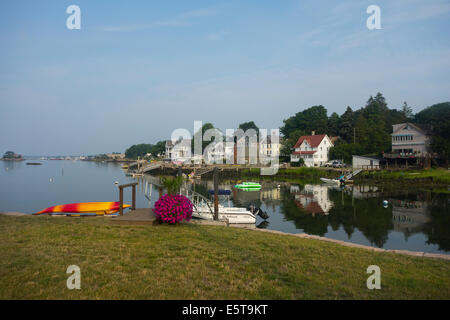 Stony Creek harbor in CT Branford Stock Photo