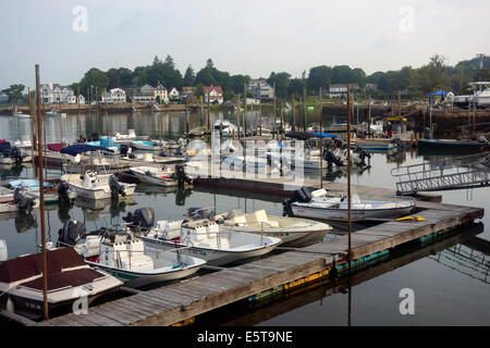 Stony Creek harbor in CT Branford Stock Photo