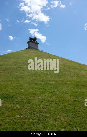 The Lion's Mound in Waterloo, Belgium Stock Photo