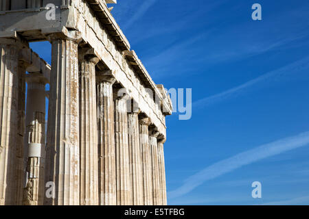 Parthenon on the Acropolis in Athens, Greece Stock Photo