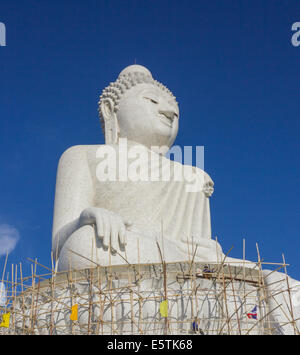 The marble statue of Big Buddha Stock Photo