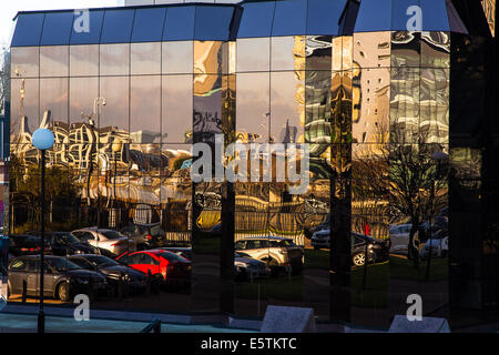 Quay West at Media City, Salford Quays, Manchester Stock Photo