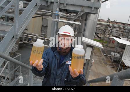 Italy, refinery for the production of biodiesel ecological fuel Stock Photo