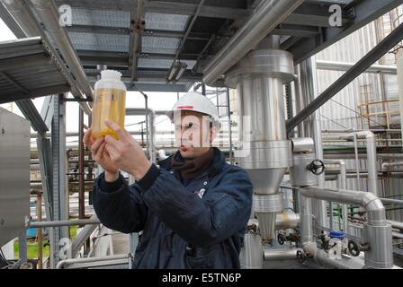 Italy, refinery for the production of biodiesel ecological fuel Stock Photo