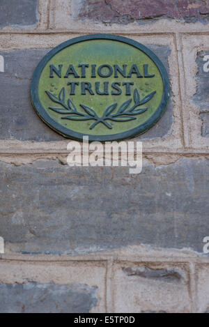 'National Trust' sign on old building in Australia Stock Photo